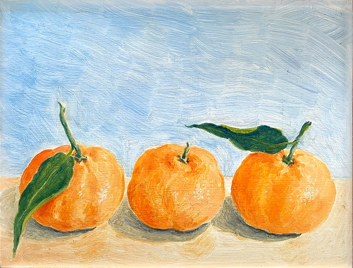 Three Tangerines, 2025