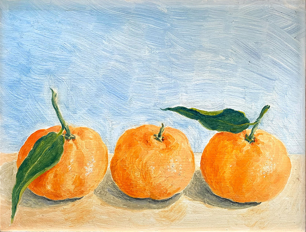 Three Tangerines, 2025
